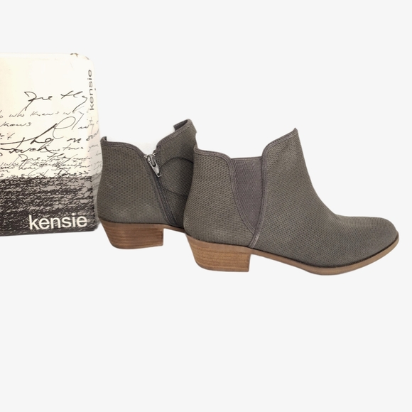 kenzie Shoes - kensie Gerona Ankle Boot Gray Size 9